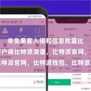 幸免黑客入侵和信息败露比特派钱包客户端比特派清退，比特派官网，比特派钱包，比特派下载